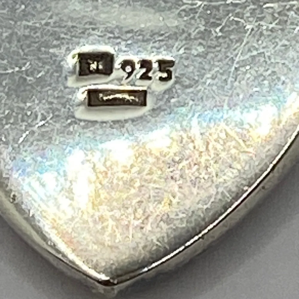 925 Sterling Silver Bali Necklace Leaf Medallion